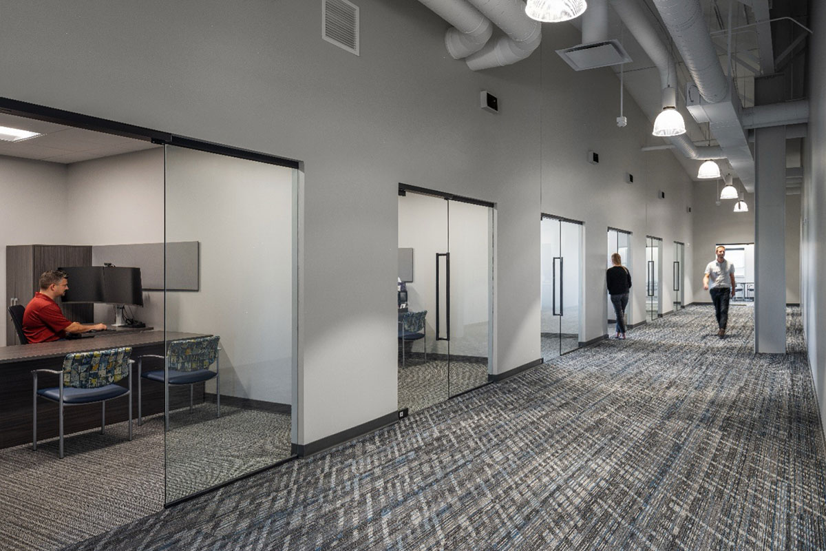 Figure 2: Interior image of Papillion Sanitation's headquarters by Slate Architecture